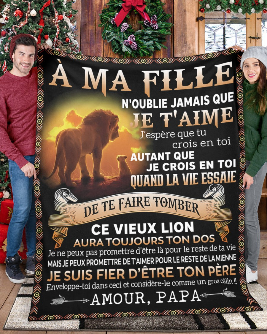 Cadeau Spécial Pour Ta Fille Couverture - De Papa (SKUB09-101)