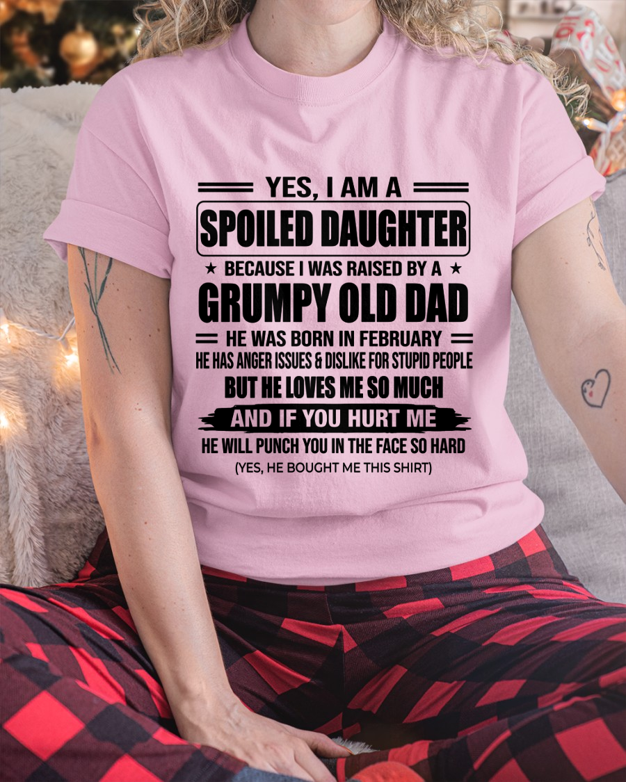 FEBRUARY - GRUMPY DAD - PERFECT GIFT FOR YOUR DAUGHTER - (SKU2606-270-02)