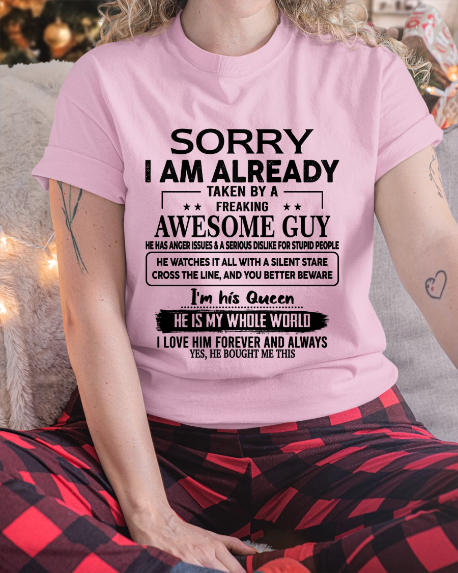 Sorry, I’m Already Taken by a Freaking Awesome Guy, He Is My Whole World – FROM HUSBAND TO WIFE – KATE00 (SKU26T-01271-00)