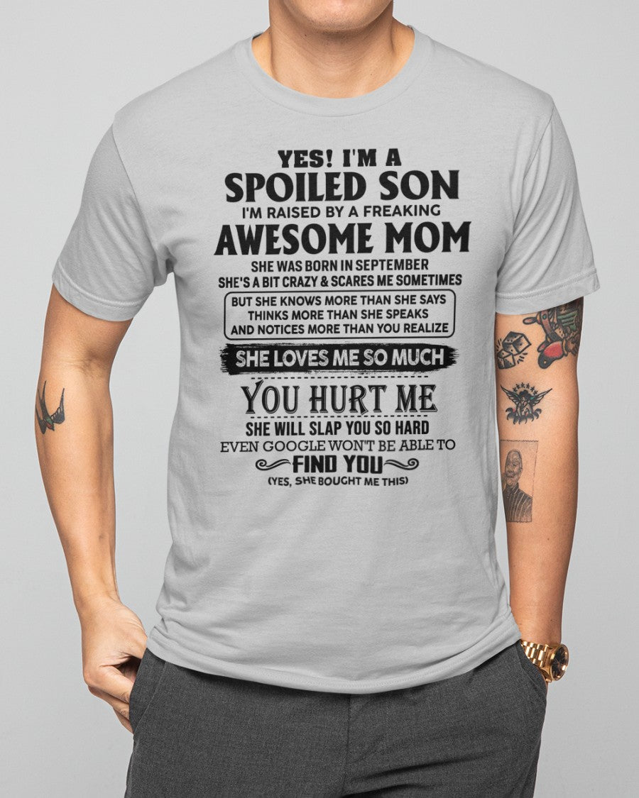 September - Awesome Mom - Perfect Gift For Son From Mom - KATE09 (SKU-SPW-09)