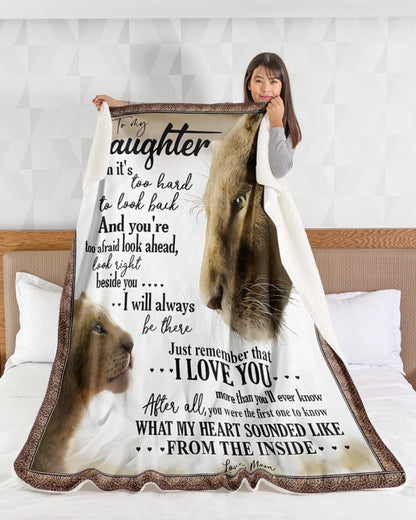 Special Gift For Your Daughter Blanket - From Mom (SKUB12-124)