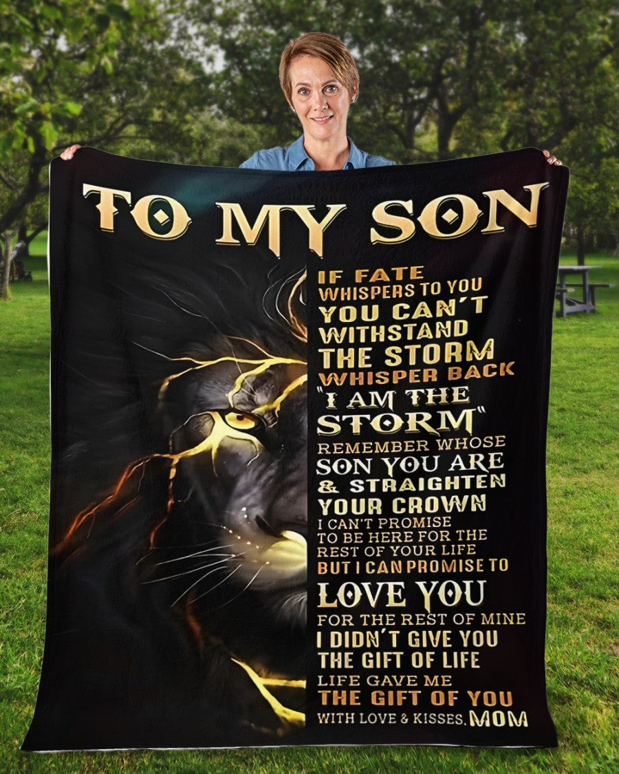 Special Gift For Your Son Blanket - From Mom (SKUB12-183)