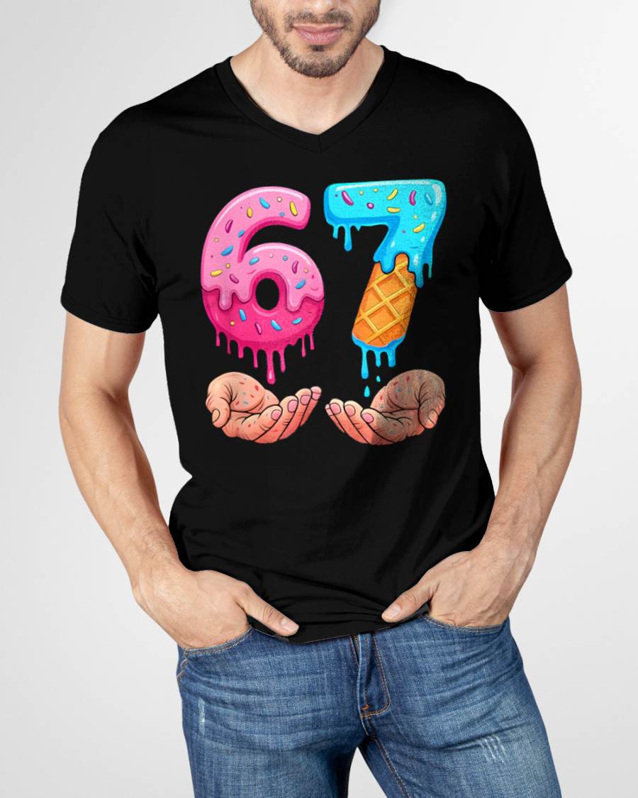 ICE CREAM 6 7 - UNISEX MEME T-SHIRT - KATE00