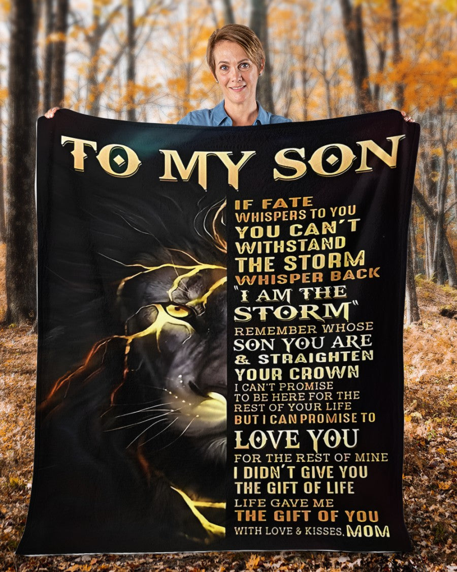 Special Gift For Your Son Blanket - From Mom (SKUB12-183)