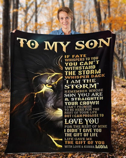 Special Gift For Your Son Blanket - From Mom (SKUB12-183)