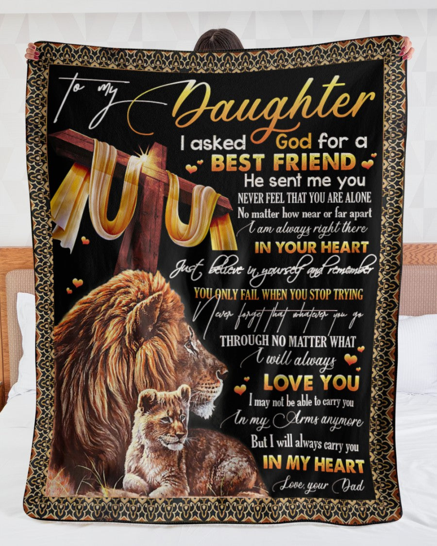 Special Gift For Your Daughter Blanket - From Dad