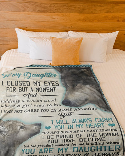 Special Gift For Your Daughter Blanket - From Mom (SKUB12-218)