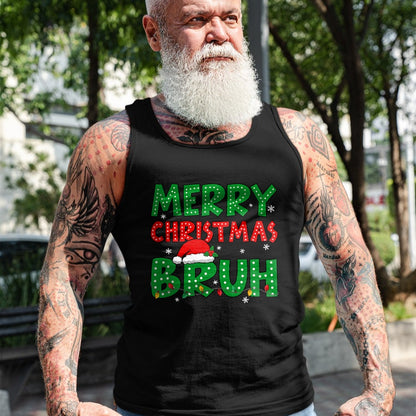 Bruh Meme Funny Saying Bro Greeting Teens Boys Men Christmas T-Shirt - Christmas Unisex T-Shirt/Hoodie/Sweatshirt - HNDS00