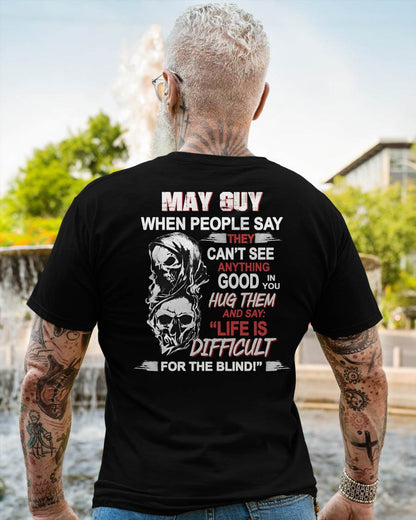 MAY - HUG THEM AND SAY... - BIRTHDAY T-SHIRT FOR MEN - KATE05 (SKU12-253-05)