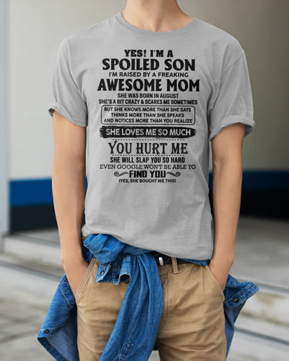 August - Awesome Mom - Perfect Gift For Son From Mom - KATE08 (SKU-SPW-08)