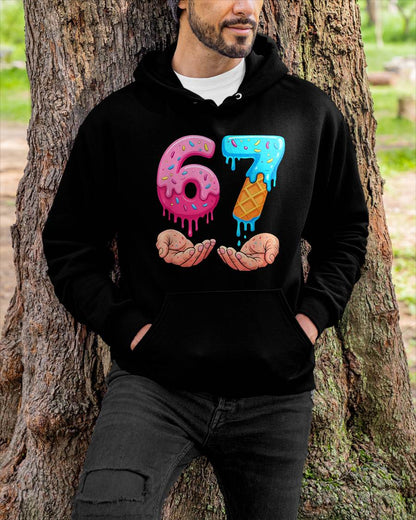 ICE CREAM 6 7 - UNISEX MEME T-SHIRT - KATE00