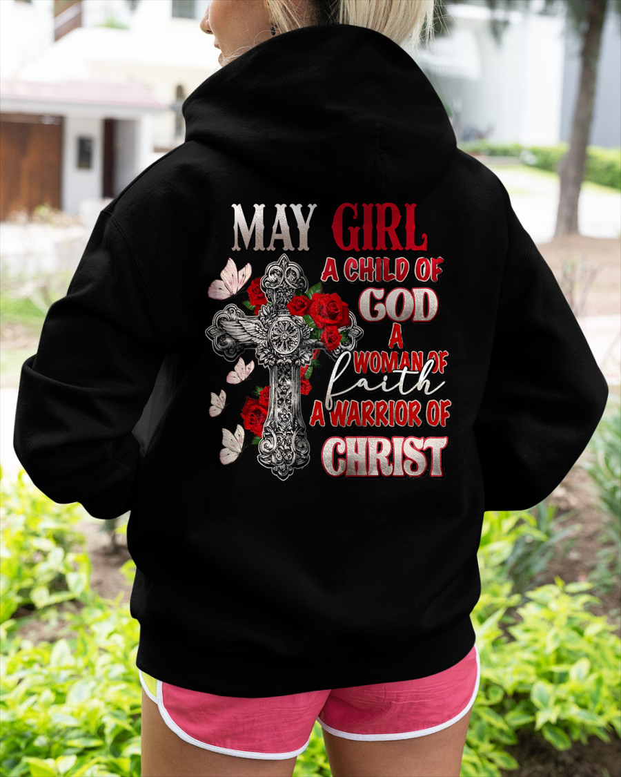 MAY – May Girl A Child Of God Shirt – Woman Of Faith Christian Apparel – Warrior Of Christ Gift for Women (SKU2604-243-05)