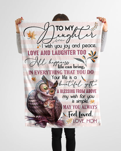 Special gift for daughter - Blanket - from mom