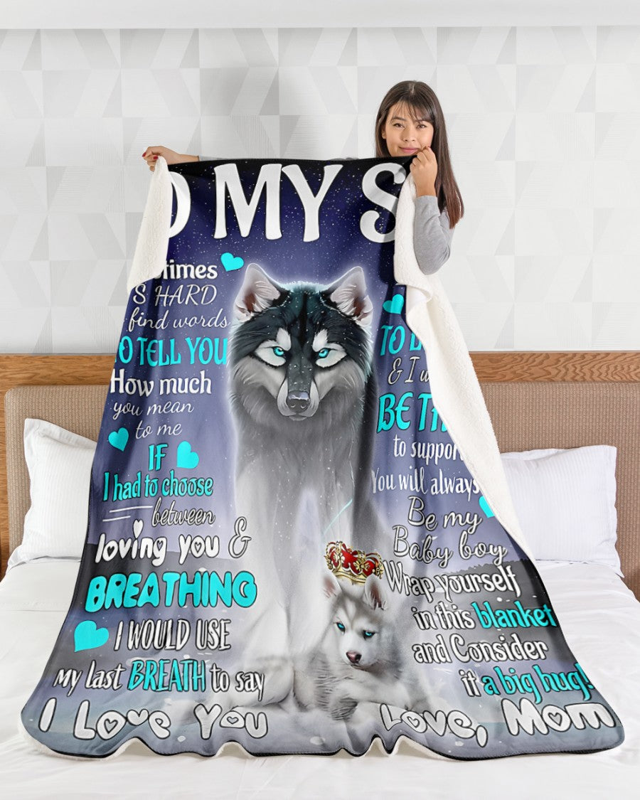 Gift for Son Blanket from Mom - Blanket (SKUB11-102)