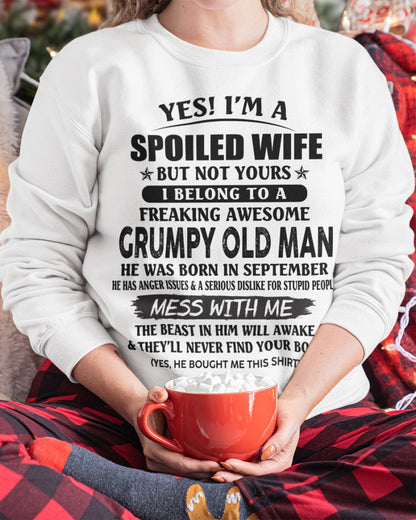 Grumpy Old Man September – Perfect gift for your wife From Husband – KATE09 (SKU08-63-09)