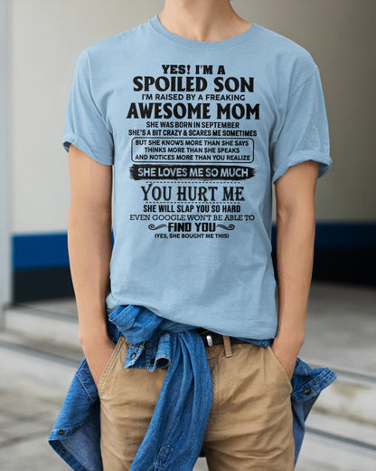 September - Awesome Mom - Perfect Gift For Son From Mom - KATE09 (SKU-SPW-09)