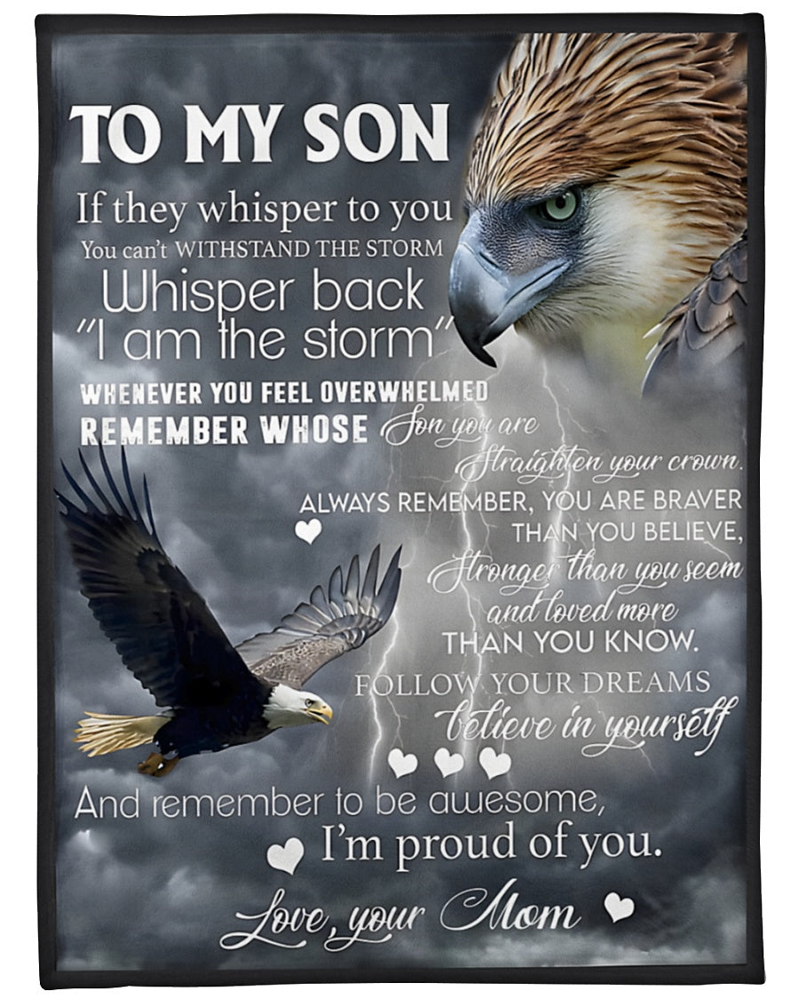 Special Gift for Your Son - From Mom Blanket (SKUB11-159)