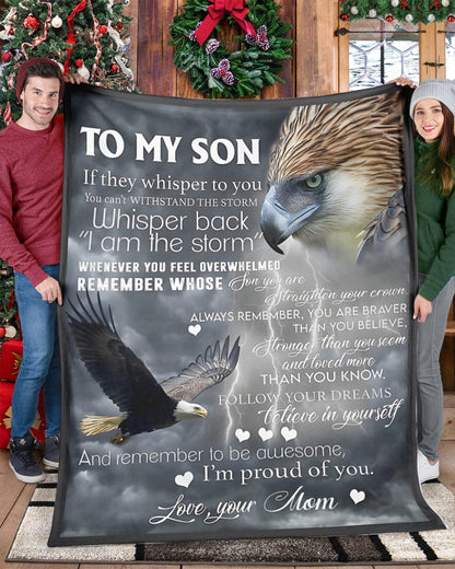 Special Gift for Your Son - From Mom Blanket (SKUB11-159)