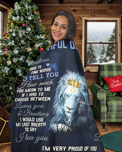 To My Daughter Blanket - From Dad (SKUB10-71) FULL