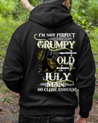 JULY SHIRT – I’m Not Perfect But I’m A Grumpy Old July Man – So Close Enough – KATE07 (SKU26T-01242-07)