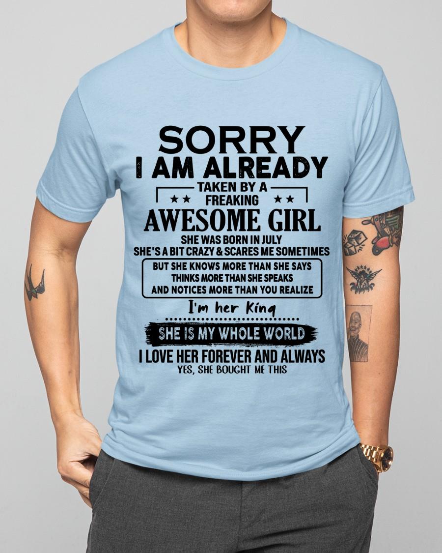 July - Awesome Girl born in July - Special gift for your boyfriend - From Wife KATE07 (SKU.AT16)