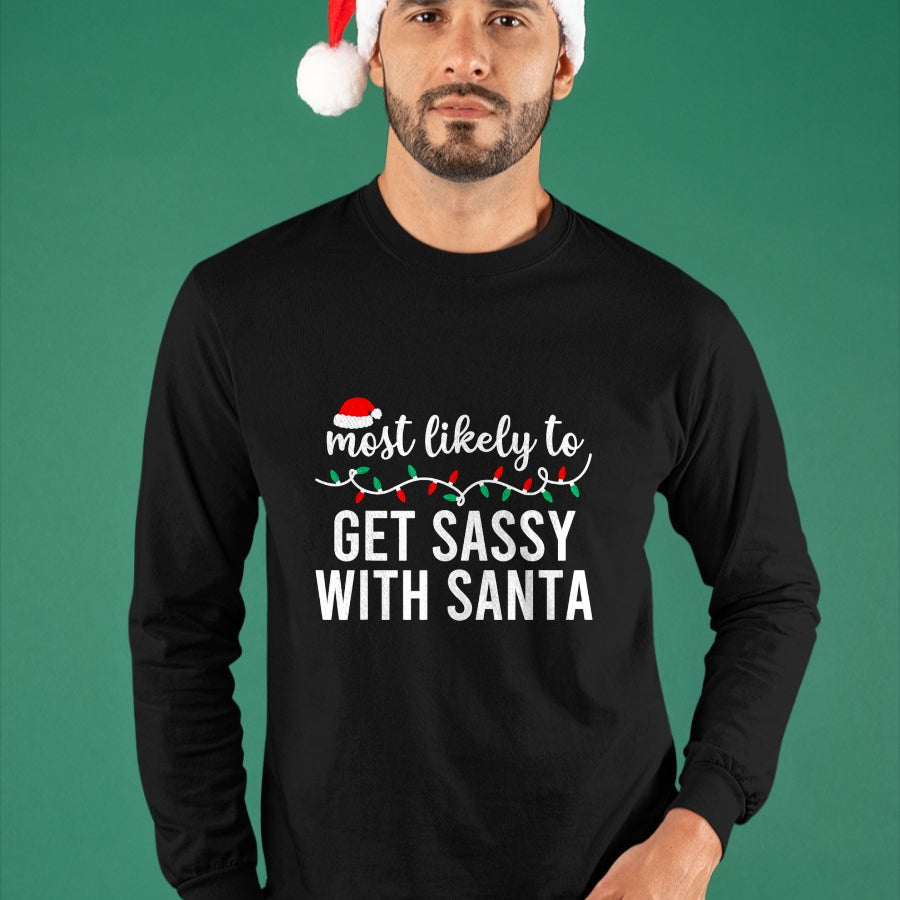 Most Likely To Christmas Shirt Matching Family Pajamas Funny T-Shirt - Christmas Unisex T-Shirt/Hoodie/Sweatshirt - HNDS00