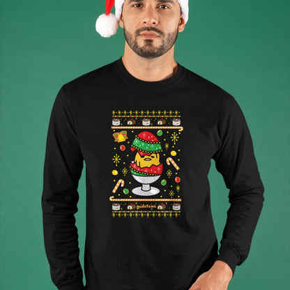 Gudetama Ugly Christmas Egg T-Shirt - Christmas Unisex T-Shirt/Hoodie/Sweatshirt - HNDS00