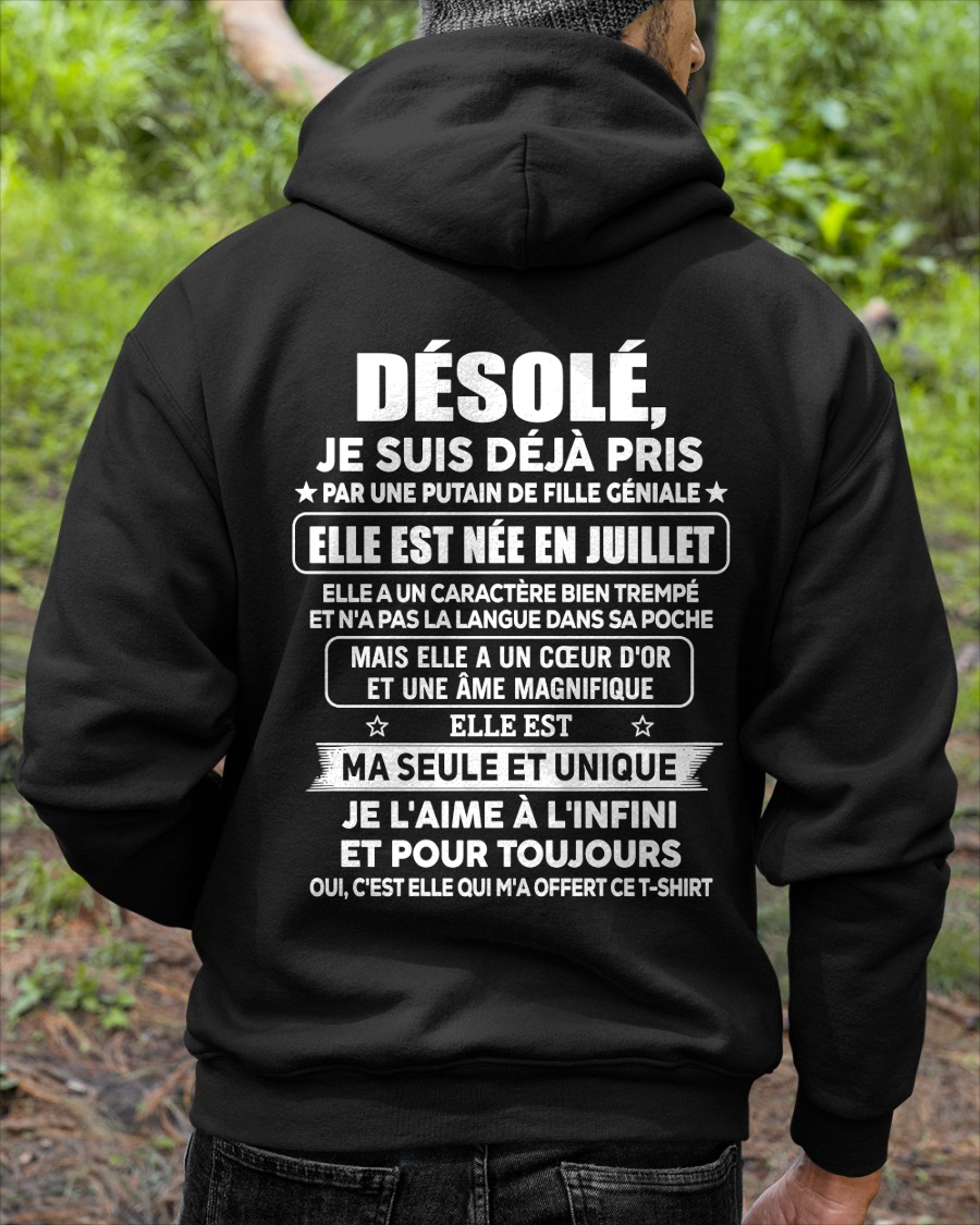 JUILLET - PETITE AMIE GÉNIALE - CADEAU PARFAIT POUR VOTRE HOMME - (SKU2606-153-07)