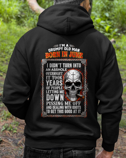 JUNE MAN SHIRT - Grumpy Old Man Born In June - Funny Gift For Yourself - KATE06 (SKU2608-437-06)