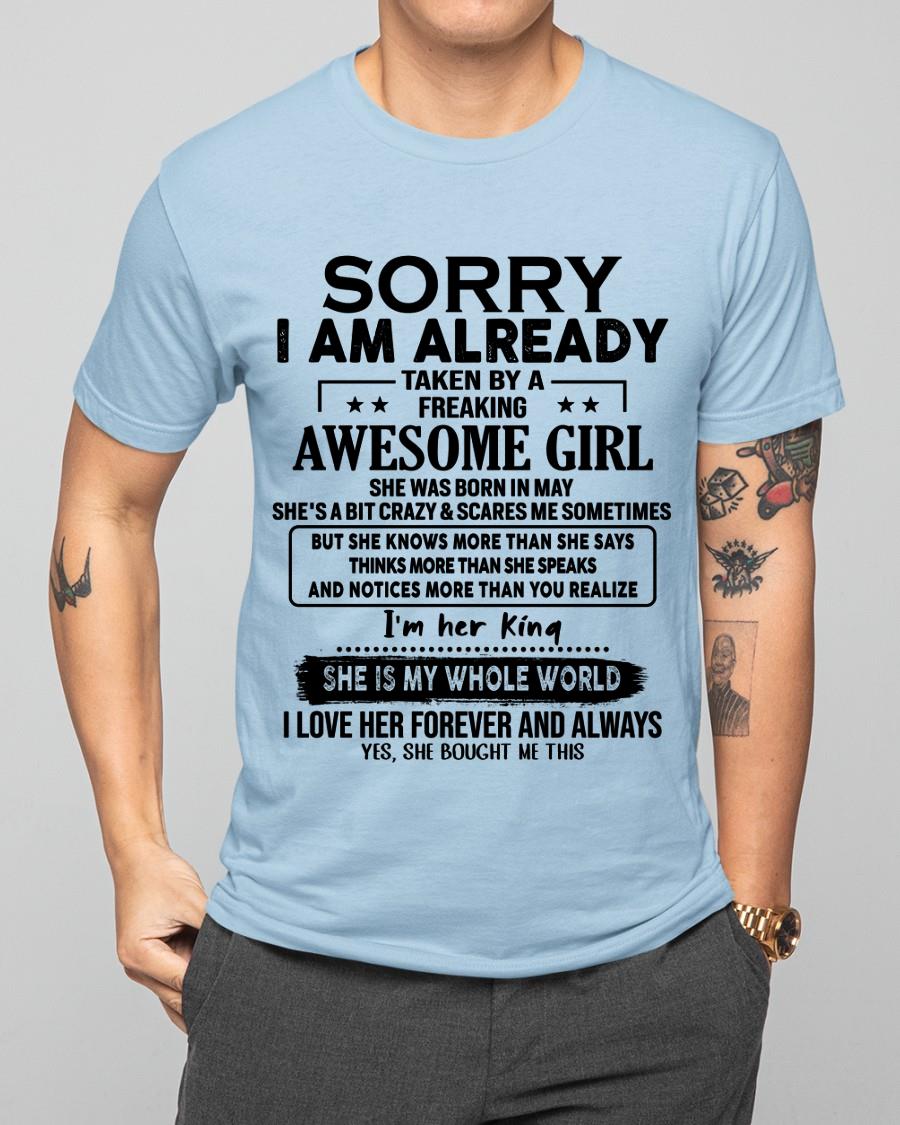 May - Awesome Girl born in May - Special gift for your boyfriend - From Wife KATE05 (SKU.AT16)