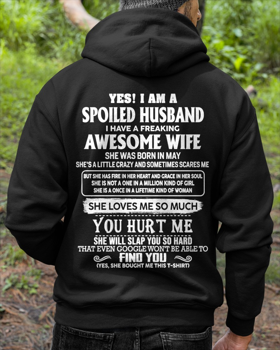 MAY - AWESOME WIFE - PERFECT GIFT FOR YOUR HUSBAND - (SKU2606-296-05)