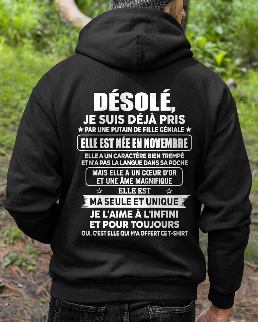 NOVEMBRE - PETITE AMIE GÉNIALE - CADEAU PARFAIT POUR VOTRE HOMME - (SKU2606-153-11)