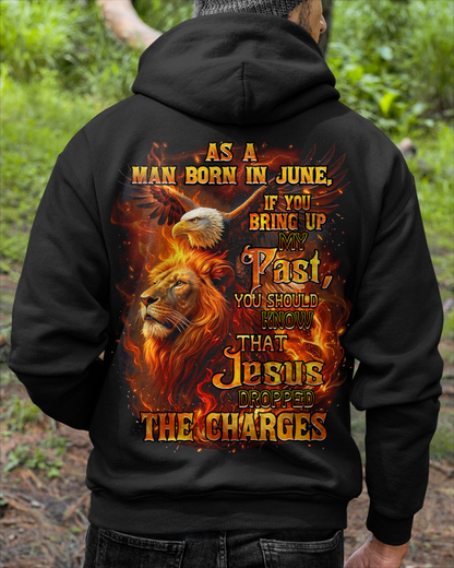 JUNE – June Men's Shirt As A Man Born In June If You Bring Up My Past You Should Know That Jesus Dropped The Charges (SKU2602-199-06)