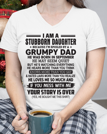 SEPTEMBER - I'M A STUBBORN DAUGHTER - FROM DAD TO DAUGHTER - KATE09 (SKU26T-01-52-09