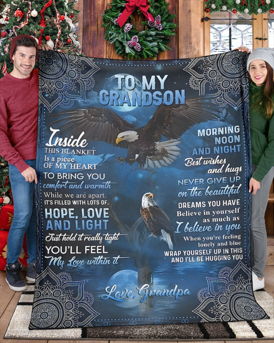 Special Gift For Your Grandson Blanket - From Grandpa (SKUB11-140)