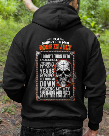JULY MAN SHIRT - Grumpy Old Man Born In July - Funny Gift For Yourself - KATE07 (SKU2608-437-07)