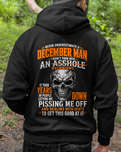 DECEMBER SHIRT - Never Underestimate A December Man - Funny Gift For Yourself - KATE12 (SKU2608-509-12)