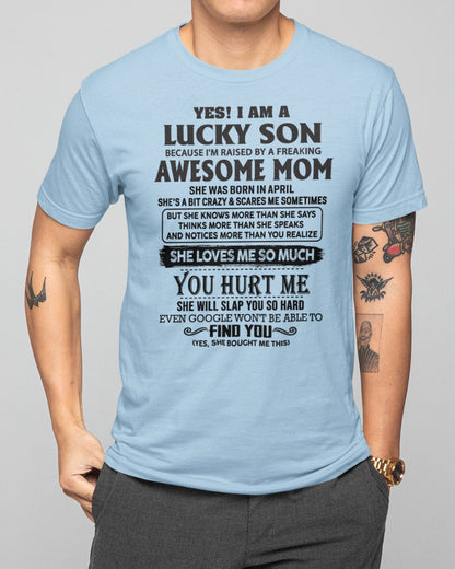 April - Awesome Mom - Perfect Gift For Your Son From Mom - KATE04 (SKU-LKW-04)