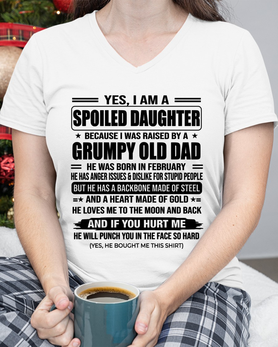 FEBRUARY - GRUMPY DAD - PERFECT GIFT FROM DAD TO DAUGHTER - (SKU2606-144-02)