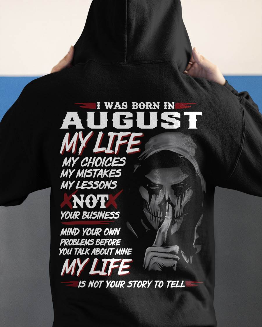 I WAS BORN IN AUGUST - FMA (SKU08-36-08)