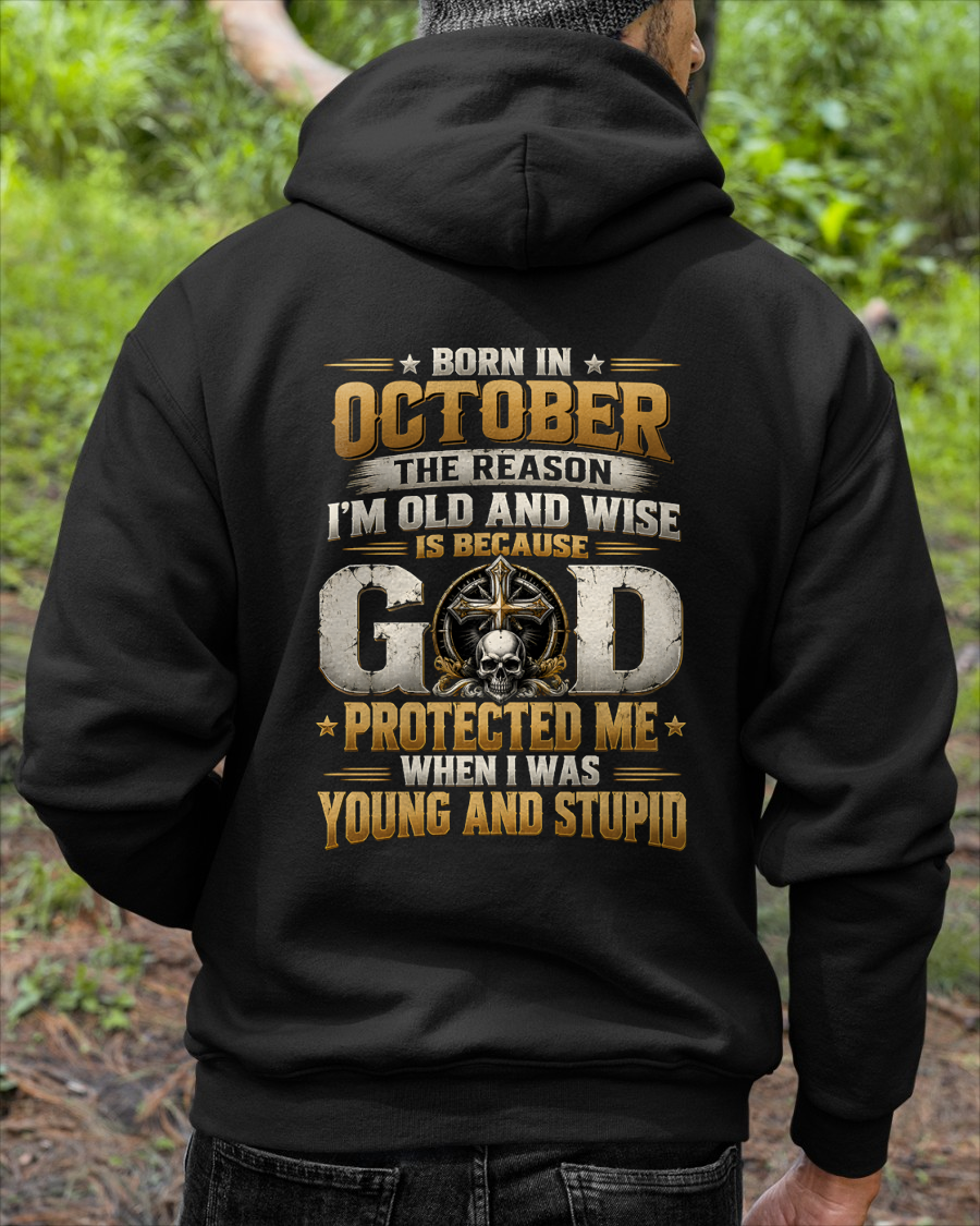 OCTOBER - Born In October, Old & Wise - Gift For Men - KATE10 (SKU2609-334-10)