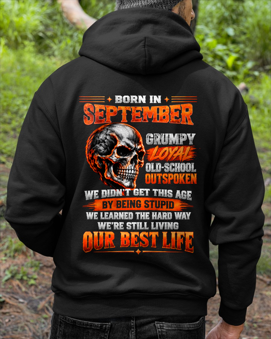 SEPTEMBER - Born In September, Grumpy Loyal & Old-School - Gift For Men - KATE09 (SKU2610-76-09)