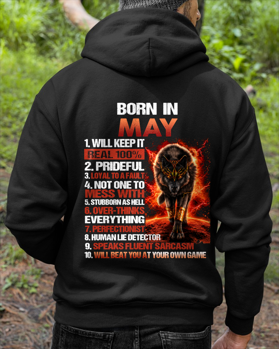 MAY MEN'S SHIRT - Born In May - Funny Gift For Yourself - KATE05 (SKU2609-19-05)