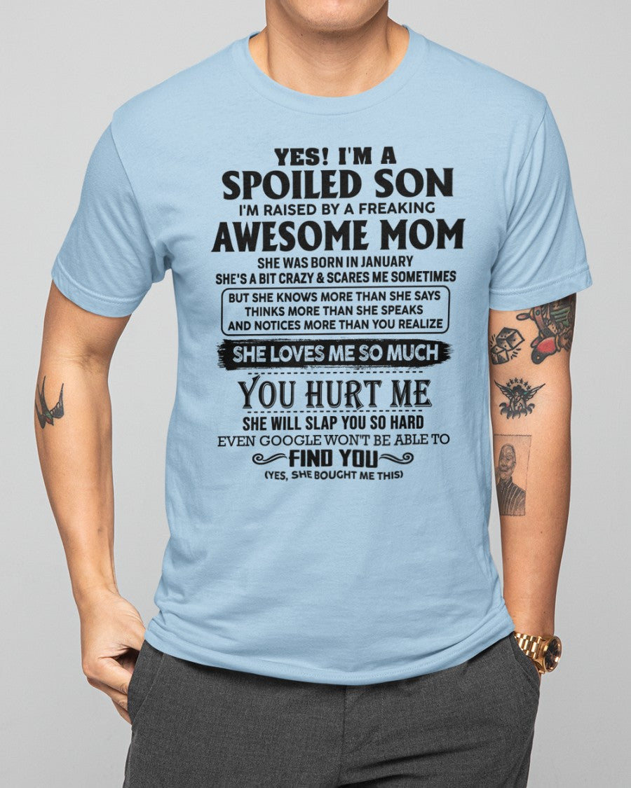 January - Awesome Mom - Perfect Gift For Your Son From Mom - KATE01 (SKU-SPW-01)