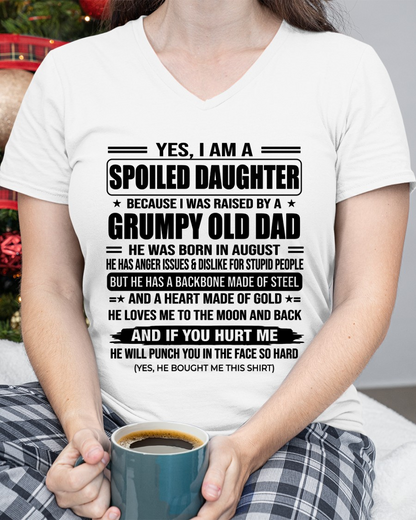 AUGUST - GRUMPY DAD - PERFECT GIFT FROM DAD TO DAUGHTER - (SKU2606-144-08)