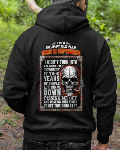 SEPTEMBER MAN SHIRT - Grumpy Old Man Born In September - Funny Gift For Yourself - KATE09 (SKU2608-437-09)