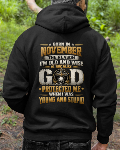 NOVEMBER - Born In November, Old & Wise - Gift For Men - KATE11 (SKU2609-334-11)