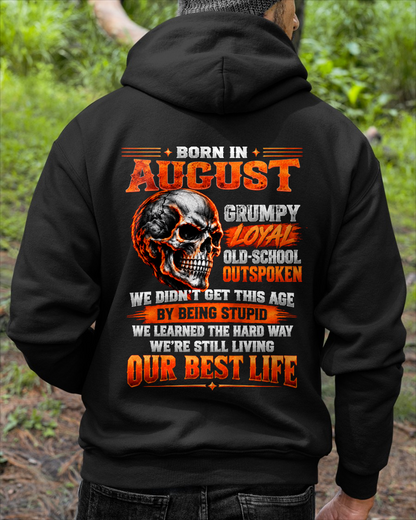 AUGUST - Born In August, Grumpy Loyal & Old-School - Gift For Men - KATE08 (SKU2610-76-08)