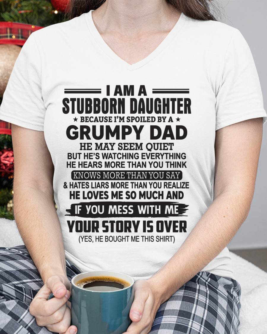 I'M A STUBBORN DAUGHTER - FROM DAD TO DAUGHTER - KATE01 (SKU26T-01-52-00)