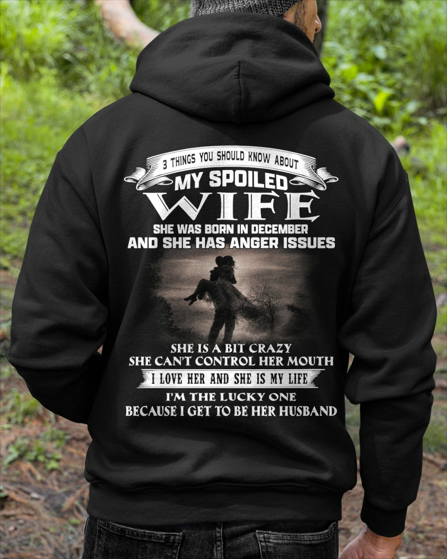 DECEMBER – My Spoiled Wife Was Born In December And She Has Anger Issues I Love Her And I’m The Lucky One (SKU2602-201-12)